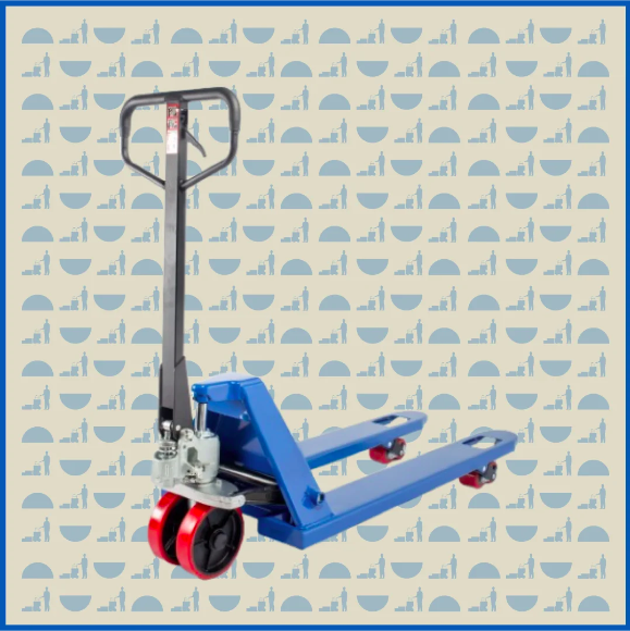 Тележка гидравлическая HUNTERPARTS 3000 кг 1150 мм RHP низкопрофильная (полиуретановые колеса)