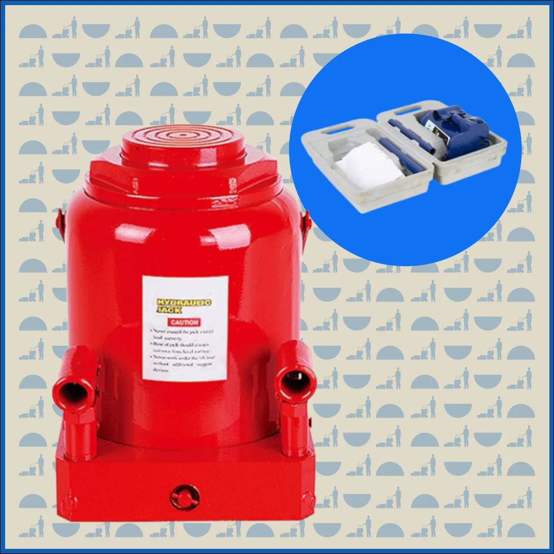 Домкрат гидравлический HUNTERPARTS ДГ-CT г/п 5,0 т (ST0503) в пластиковом кейсе