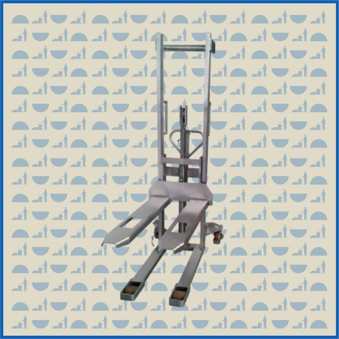 Штабелер гидравлический 1,0 т 1,6 м HUNTERPARTS HSY10 (нержавеющая сталь)