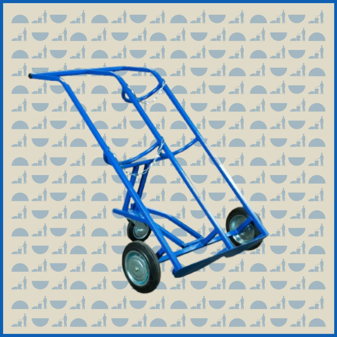 Тележка для баллонов пропан + кислород HUNTERPARTS ТГК-П, 2 баллона (250 резина + 160 поворотное)