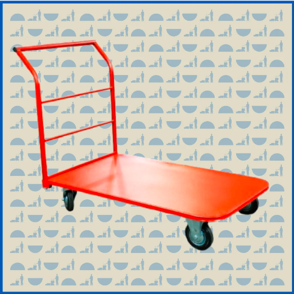 Тележка платформенная HUNTERPARTS ТП 300 (700х1200) без колёс