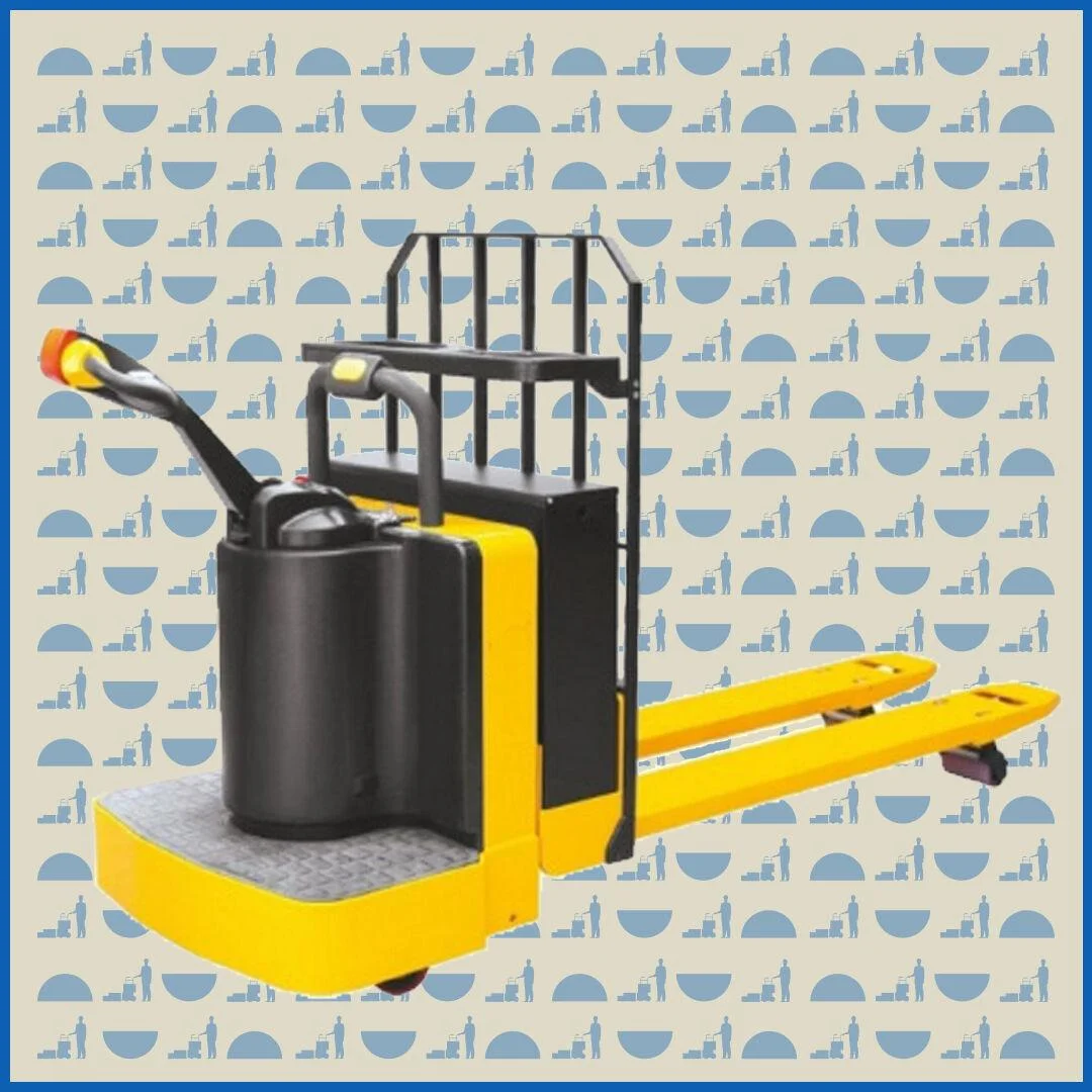 Тележка электрическая 3000 кг 1220 мм HUNTERPARTS CBD30T с решеткой и платформой