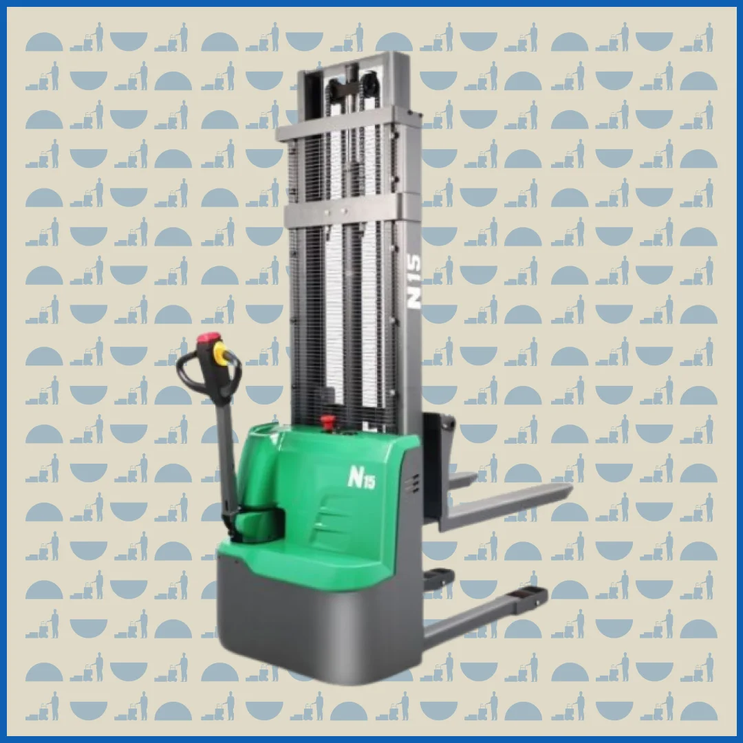 Штабелер самоходный 1,5 т 3,3 м HUNTERPARTS CDD15R-EN Li-ion (сопровождаемый)