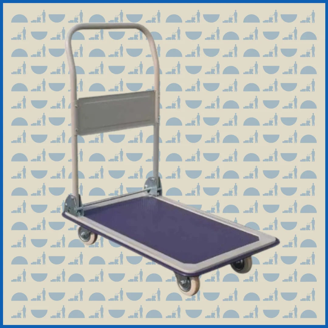 Тележка платформенная пластиковая HUNTERPARTS 350 кг PH350P (пластиковые колеса)
