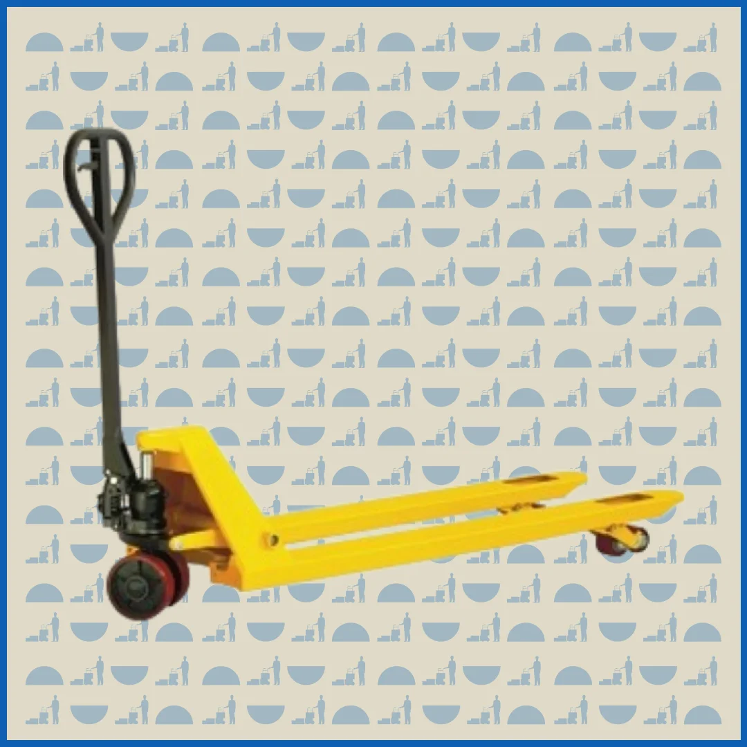 Тележка гидравлическая HUNTERPARTS 2500 кг 800 мм BF-III (полиуретановые колеса)