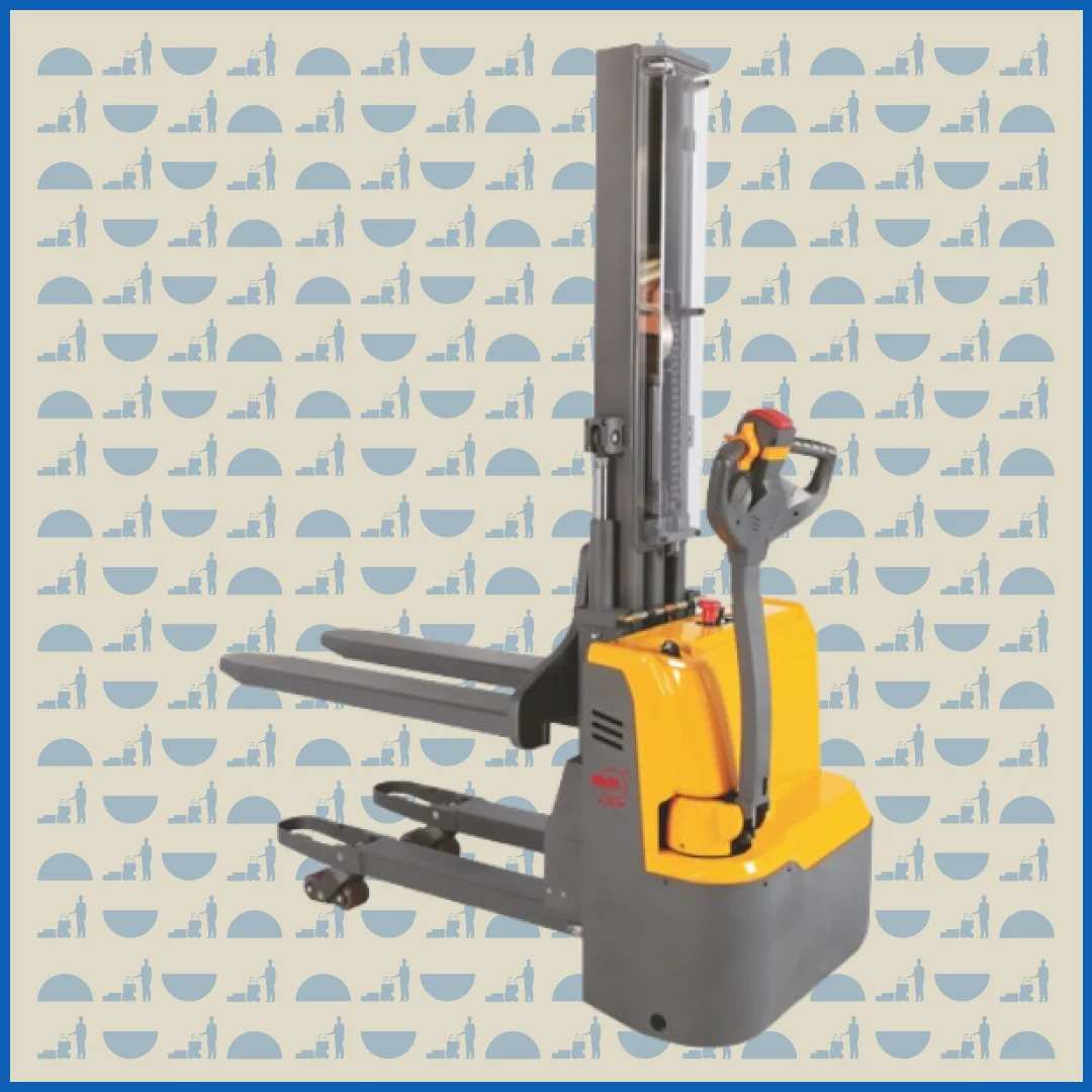 Штабелер самоходный 1,0 т 1,60 м HUNTERPARTS CDD10RDS-E двухуровневый компактный (сопровождаемый)