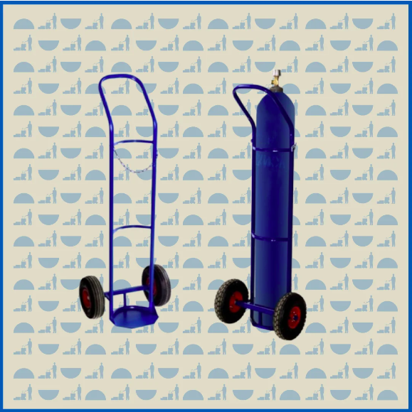 Тележка для баллонов HUNTERPARTS ПР-1 пропановых, 1 баллон (2 колеса d 250мм, лит. резина)