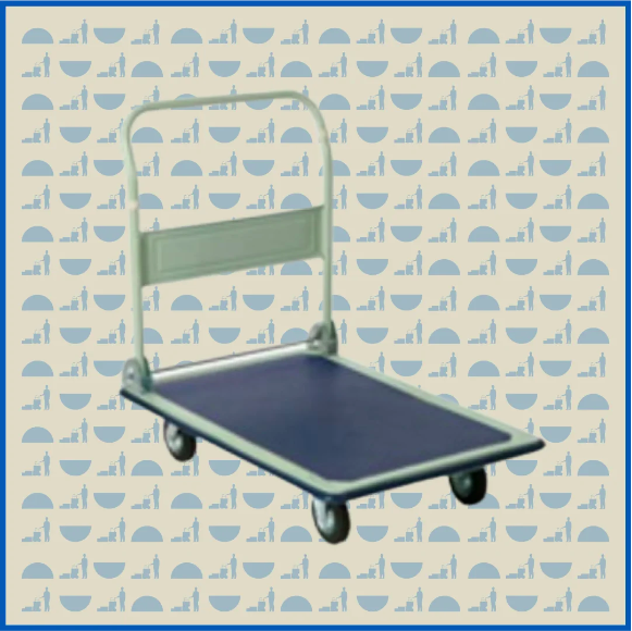 Тележка платформенная HUNTERPARTS 300 кг PH300 (пластиковые колеса)