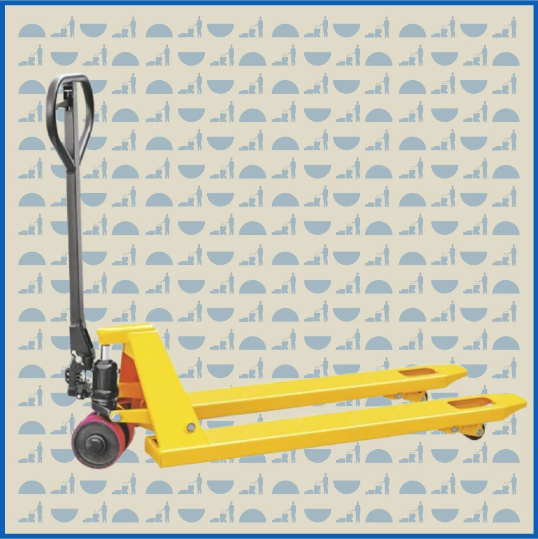 Тележка гидравлическая HUNTERPARTS 2000 кг 1150 мм DB (полиуретановые колеса)
