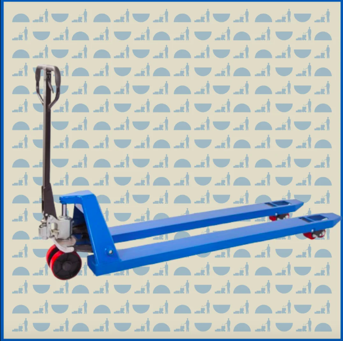 Тележка гидравлическая HUNTERPARTS 2500 кг 1800 мм RHP (полиуретановые колеса)