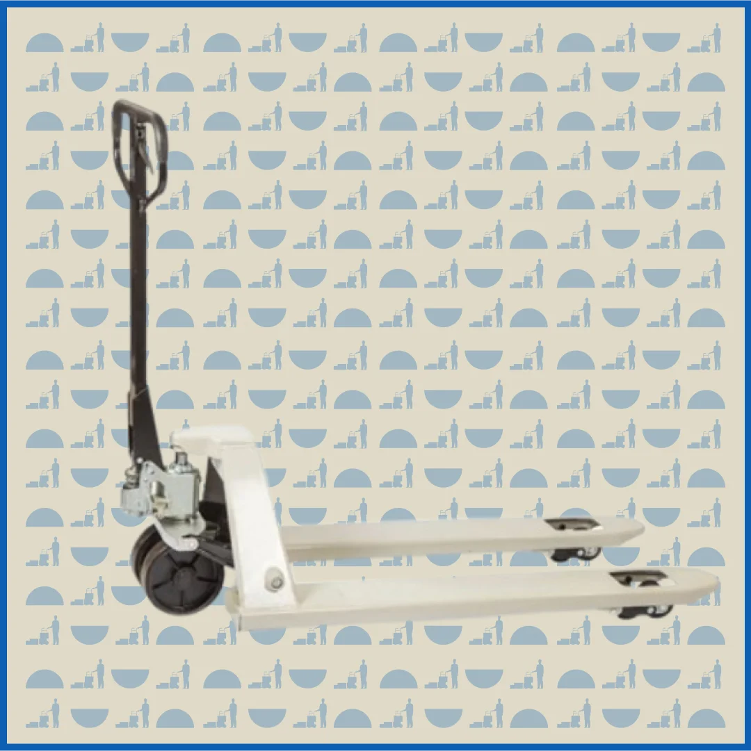 Тележка гидравлическая HUNTERPARTS 3000 кг 1150 мм RHP(BF) (полиуретановые колеса)